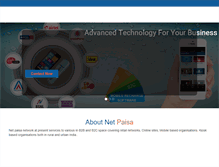Tablet Screenshot of netpaisa.com